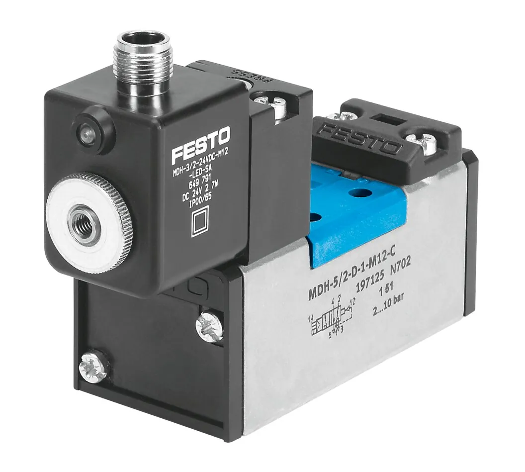 Распределитель с электроуправлением Festo MDH-5/2-D-1-S-M12-C
