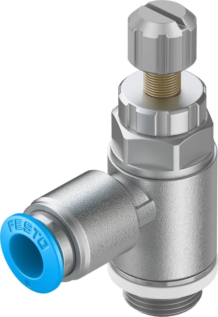 Дроссель с обратным клапаном Festo GRLA-1/4-QS-6-RS-D