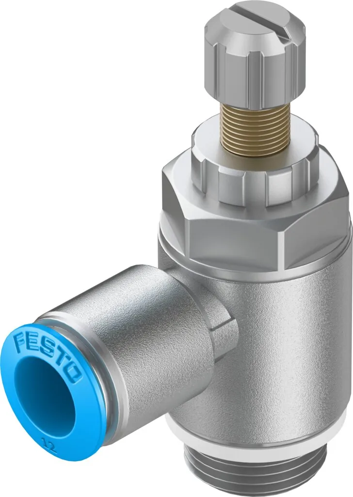 Дроссель с обратным клапаном Festo GRLA-1/4-QS-10-RS-D