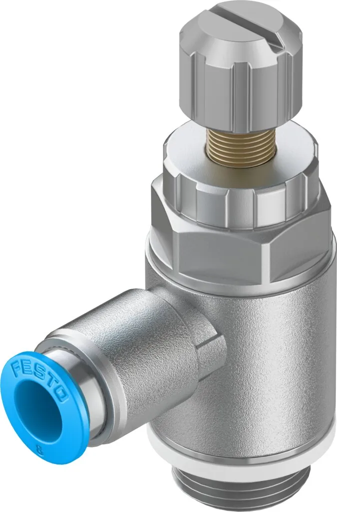 Дроссель с обратным клапаном Festo GRLA-3/8-QS-8-RS-D