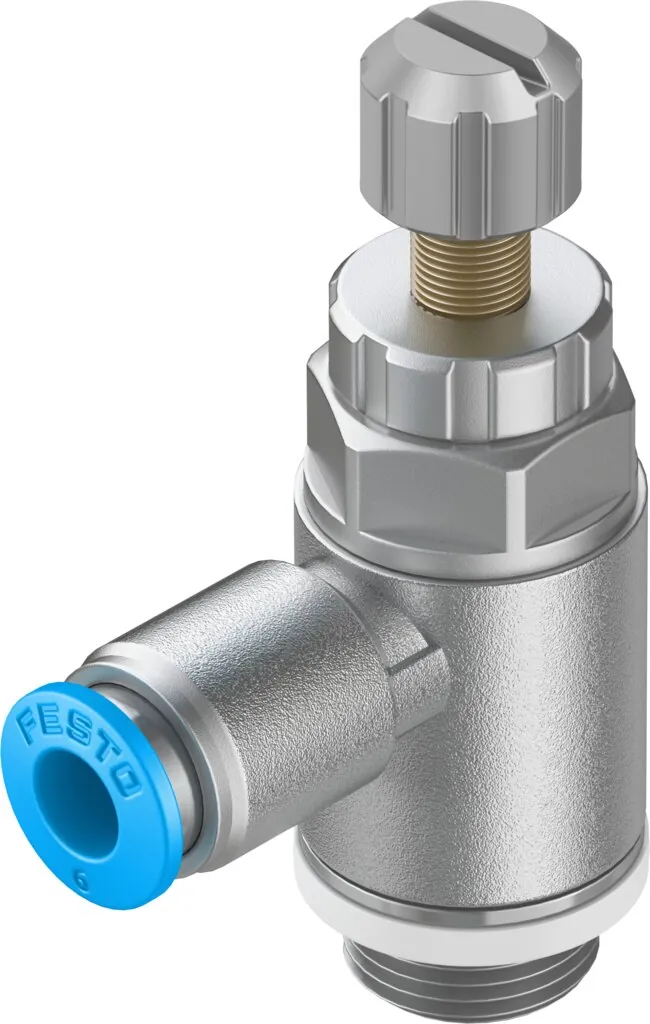 Дроссель с обратным клапаном Festo GRLA-3/8-QS-10-RS-D