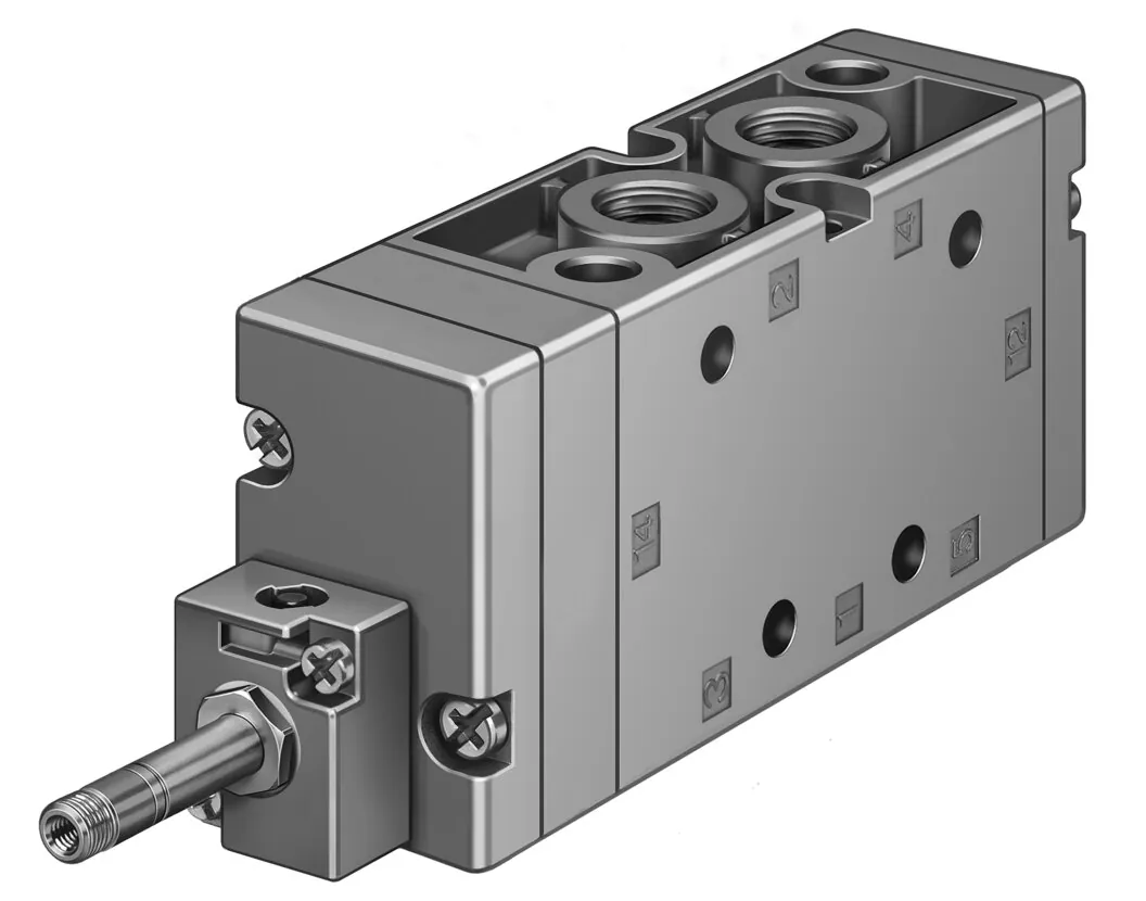 Распределитель с электроуправлением Festo MFH-5-3/8-B-EX