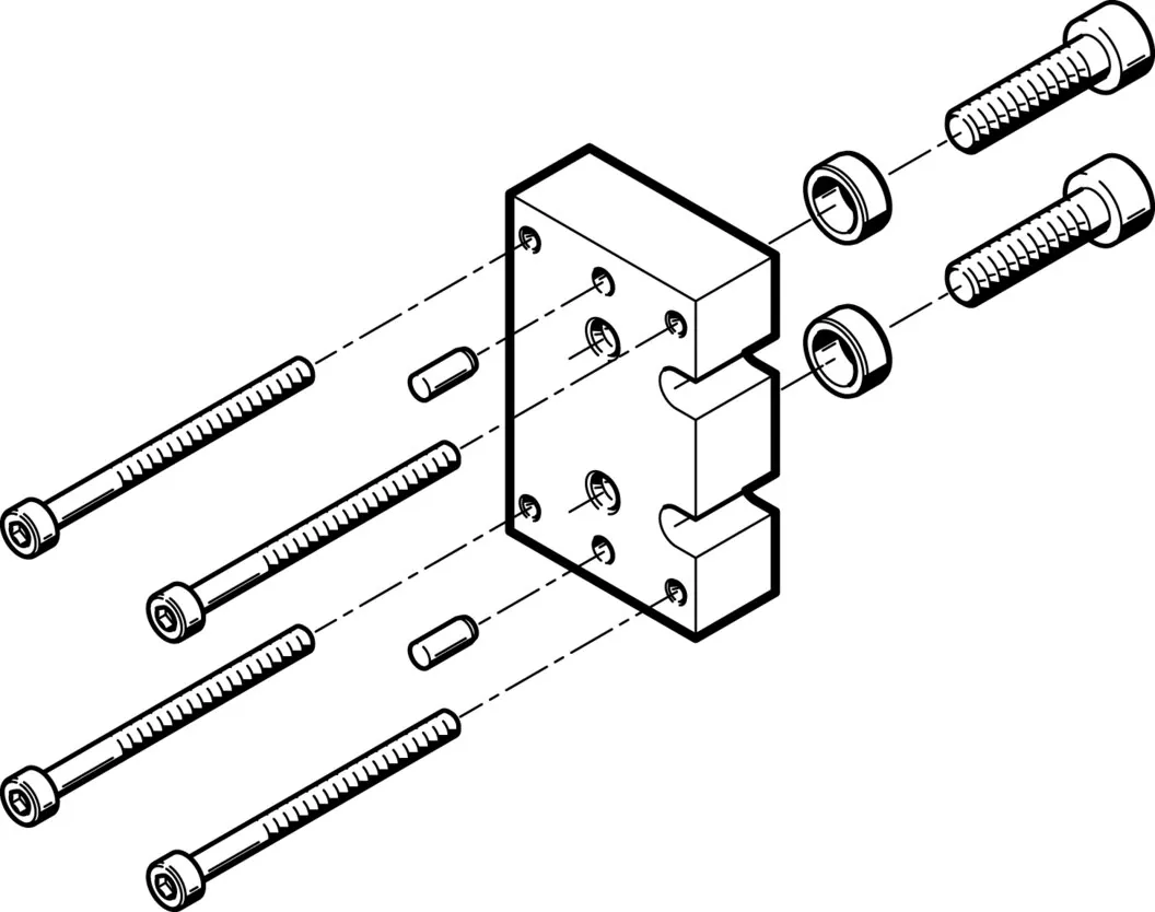 Набор переходников Festo HAPG-73
