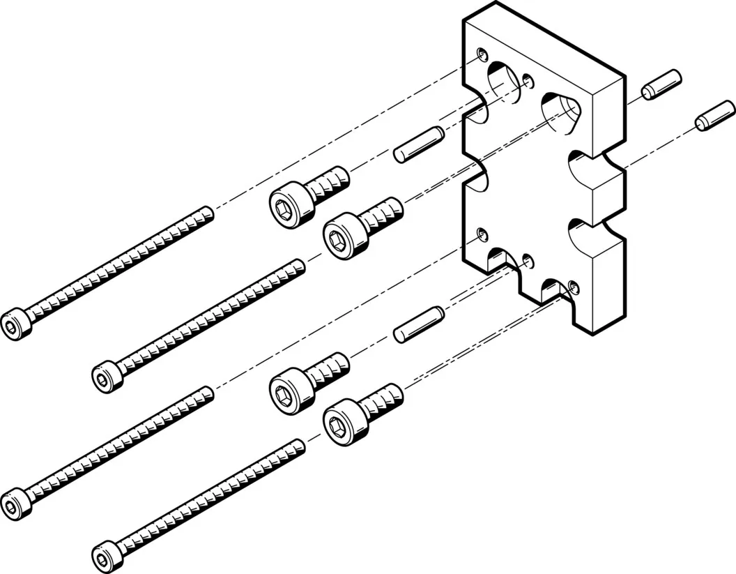 Набор переходников Festo HAPG-74