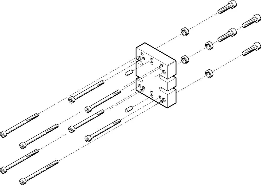 Набор переходников Festo HAPG-78