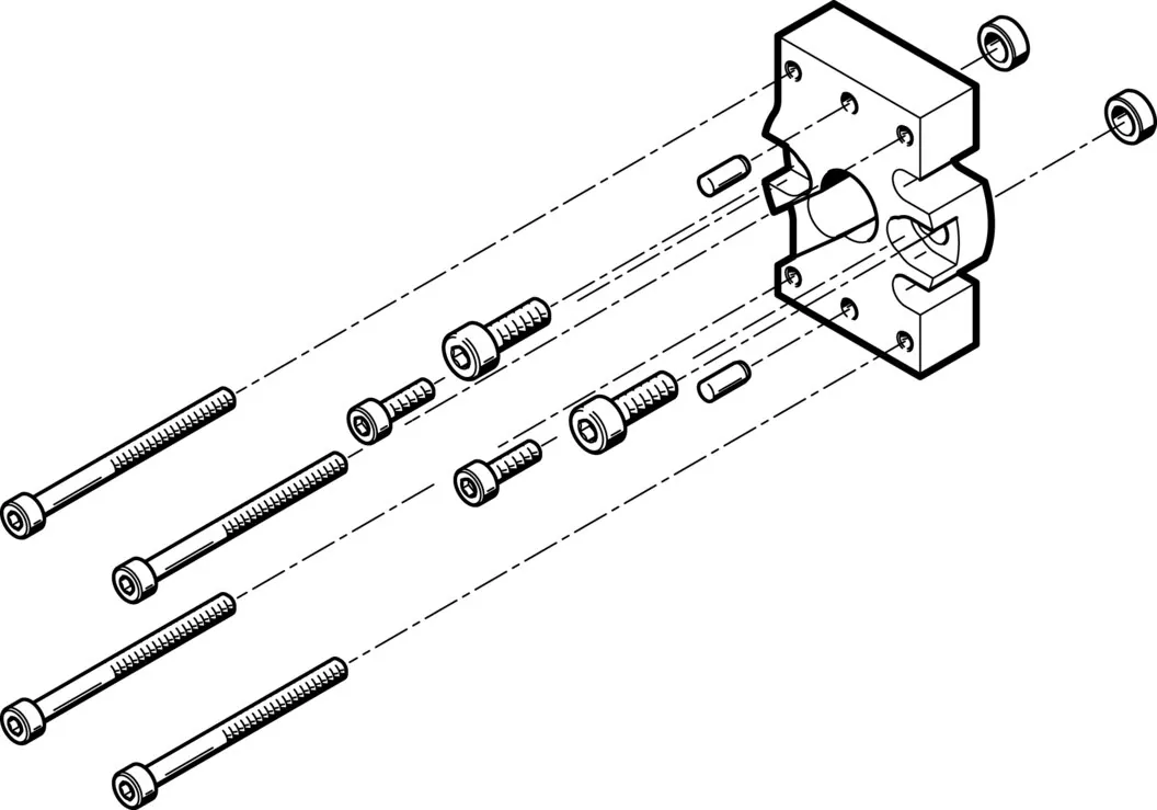 Набор переходников Festo HAPG-SD2-24