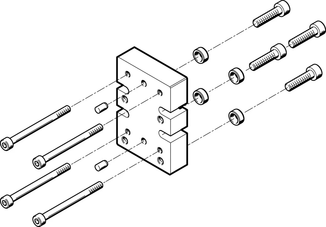 Набор переходников Festo HAPG-82