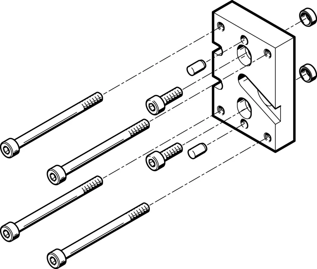 Набор переходников Festo HAPG-SD2-25