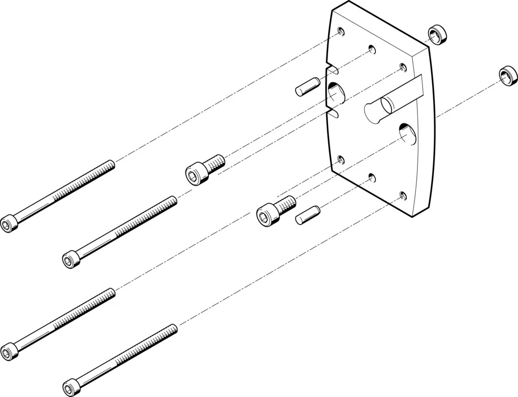 Набор переходников Festo HAPG-SD2-28