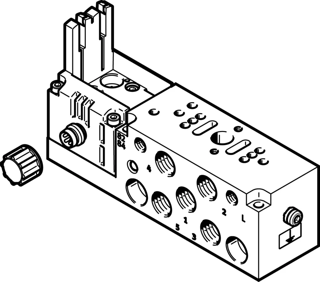Монтажная плита Festo VMPA2-IC-AP-1