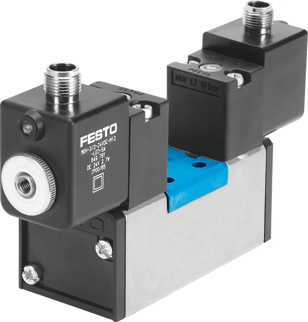 Распределитель с электроуправлением Festo JMDH-5/2-D-2-M12D-C