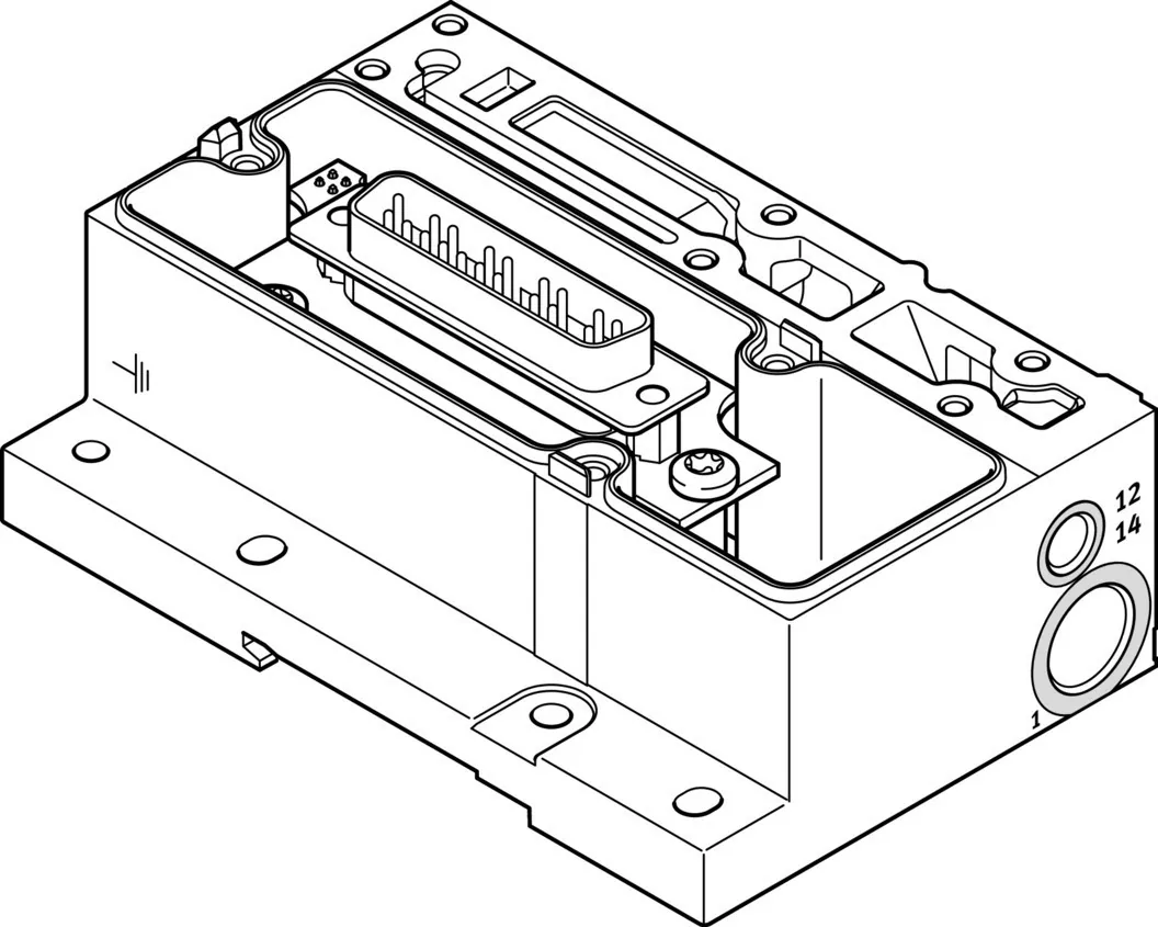 Электрический интерфейс Festo VMPA1-MPM-EPL-GU