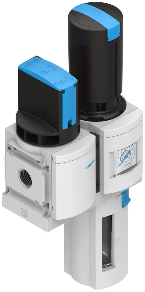 Блок подготовки воздуха, комбинация Festo MSB6-1/2:C3J3-WP