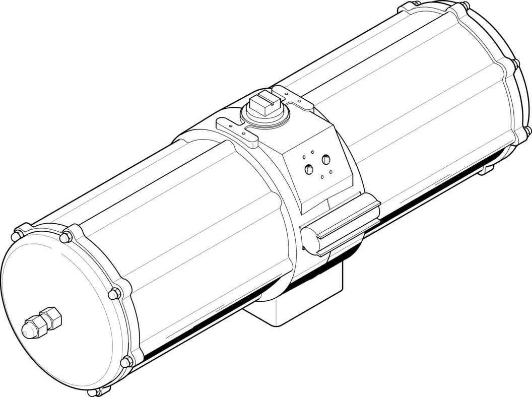 Неполноповоротный привод Festo DAPS-2880-090-RS3-F16