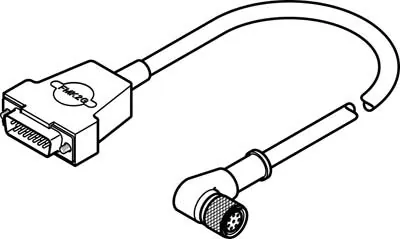Кабель кодирующего устройства Festo NEBM-M12W8-E-15-N-S1G15