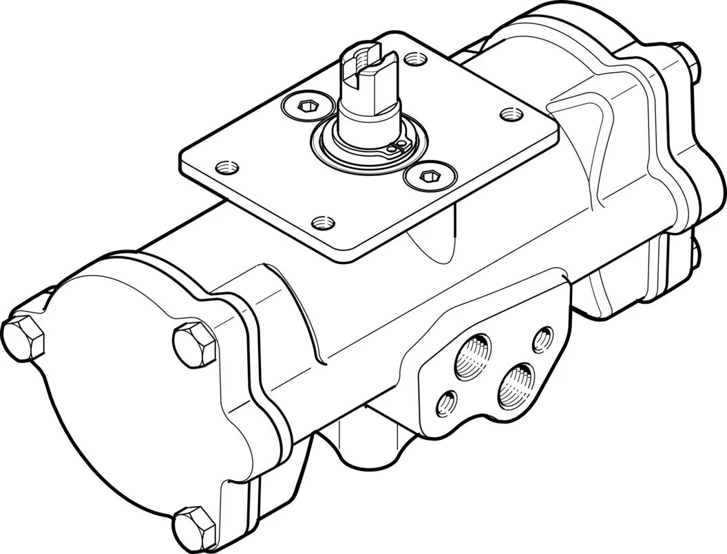 Неполноповоротный привод Festo DAPS-0015-090-R-F03-CR