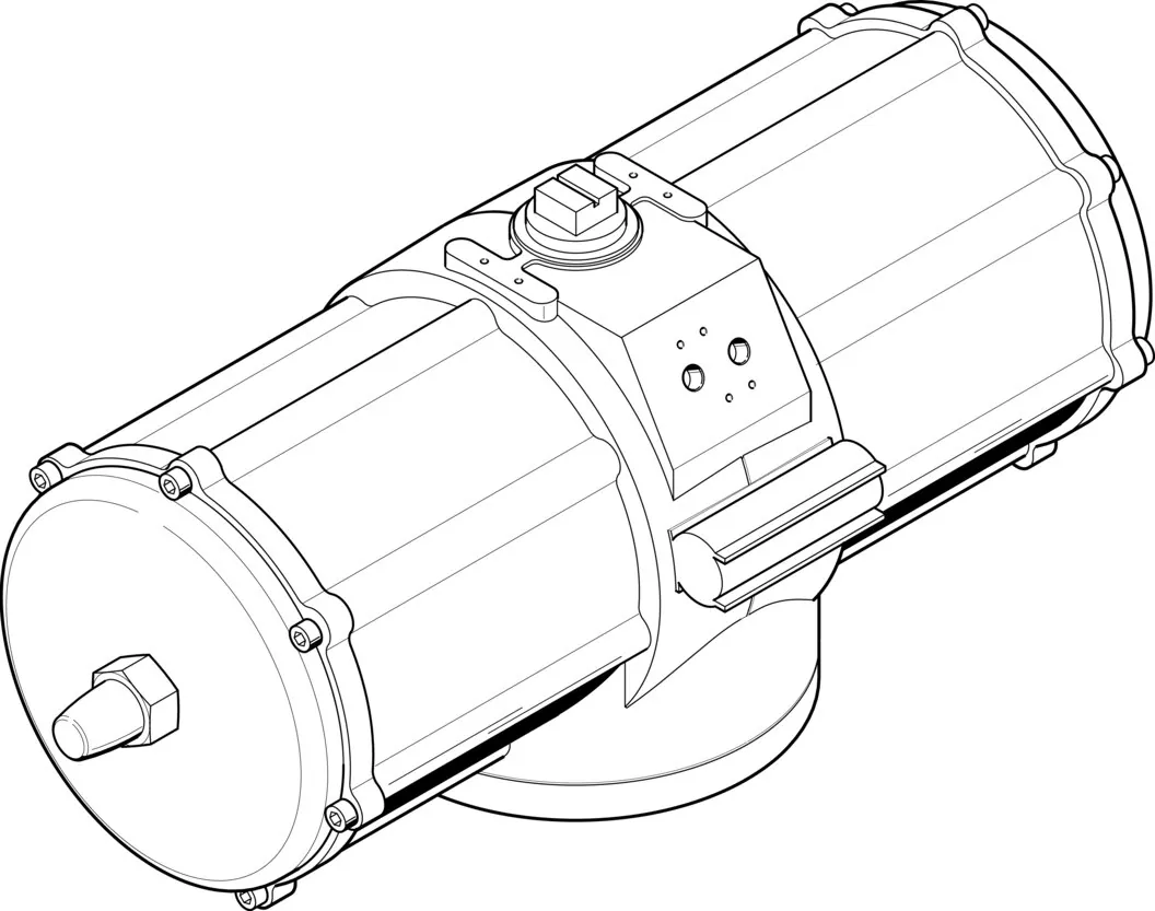 Неполноповоротный привод Festo DAPS-5760-090-R-F25-T6
