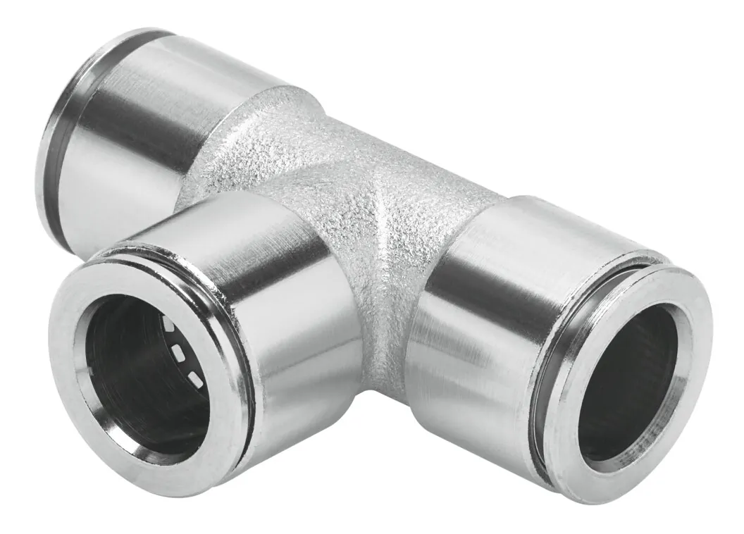 Тройник с цанговым зажимом Festo NPQM-T-Q10-E-P10