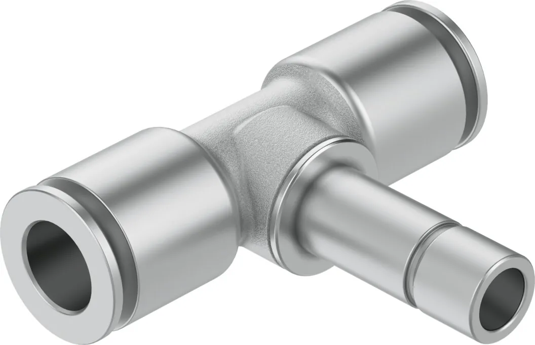 Тройник с цанговым зажимом Festo NPQM-T-Q8-S8-P10