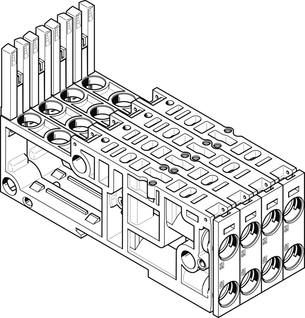 Монтажная плита Festo VMPAL-AP-4X10