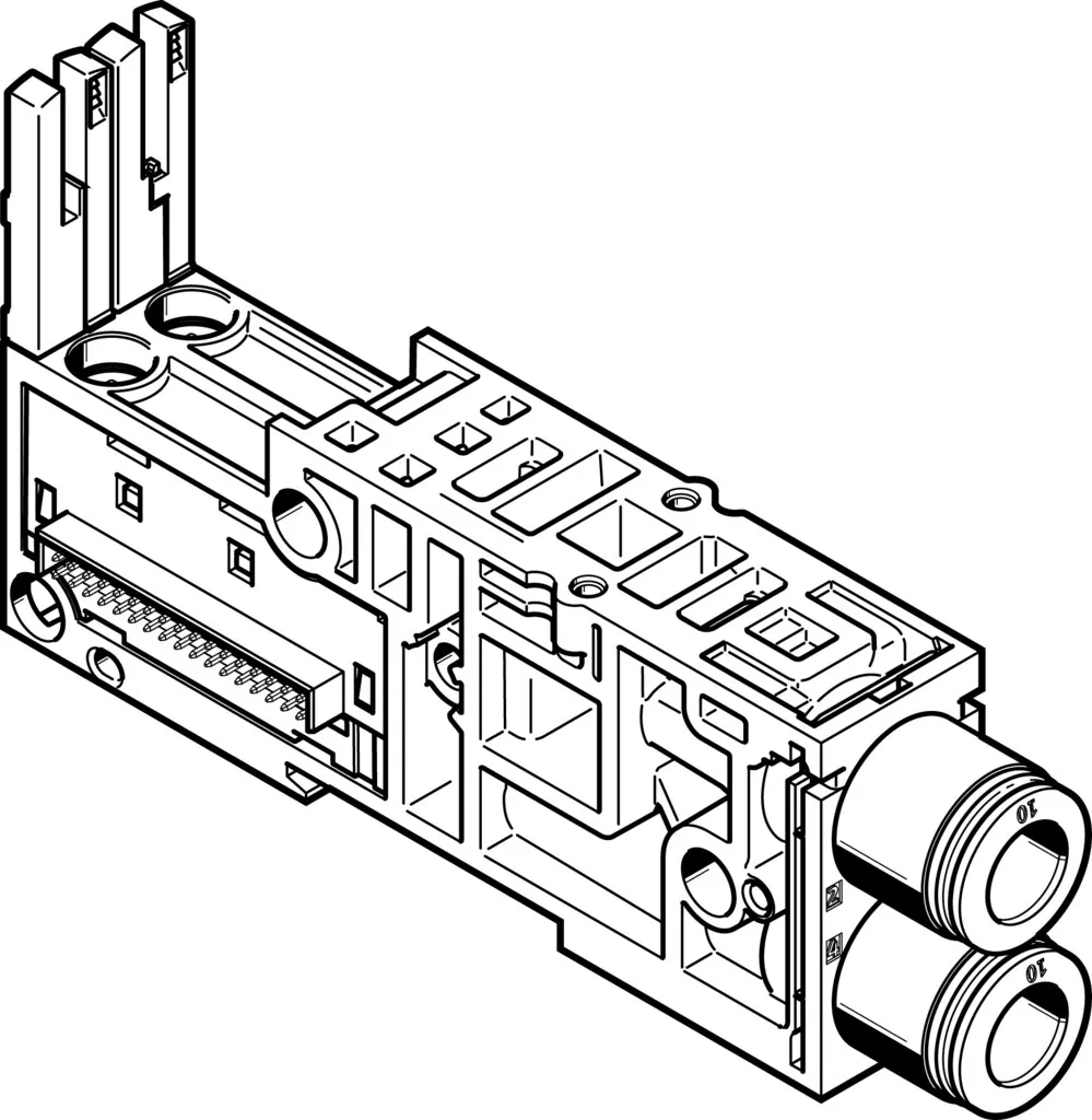 Монтажная плита Festo VMPAL-AP-20-QS10-2