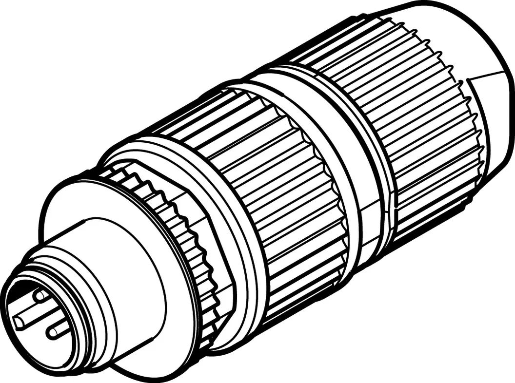 Штекер Festo NECU-S-M12G3-HX-Q7