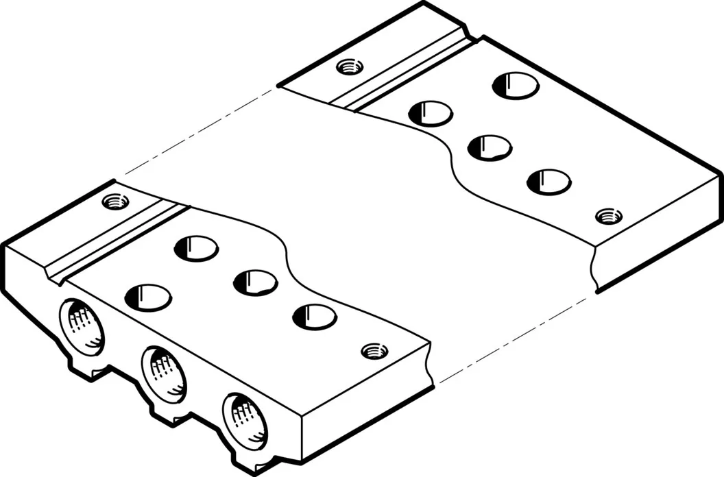 Коллектор Festo VABM-L1-10AS-M5-7