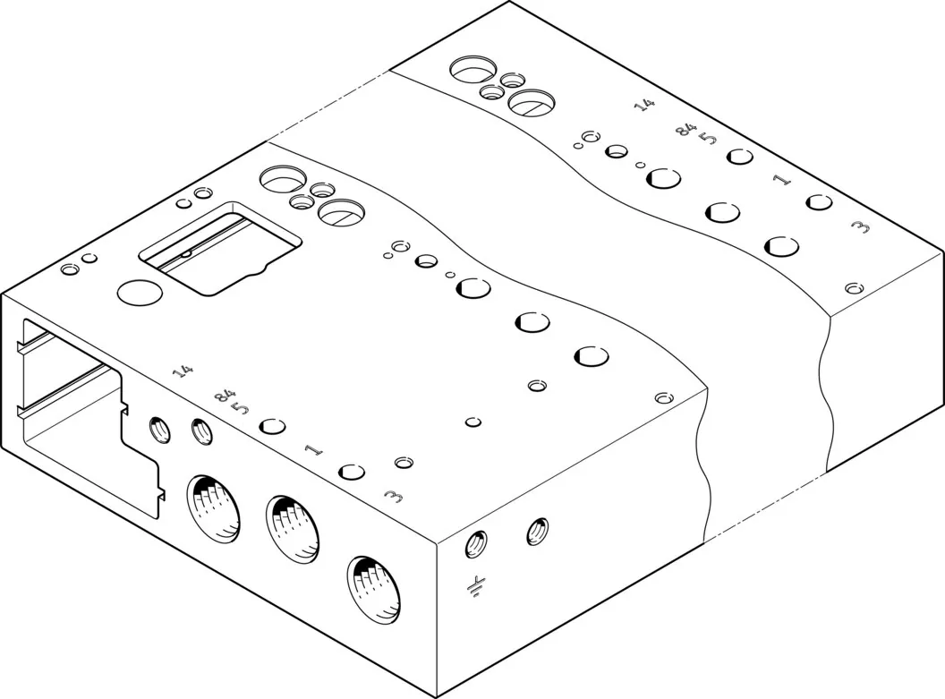 Коллектор Festo VABM-L1-14G-G14-24-M-GR