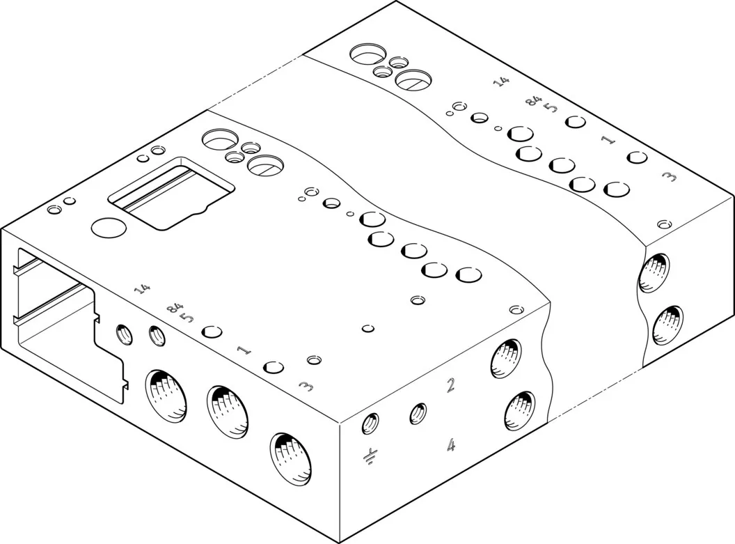 Коллектор Festo VABM-L1-14W-G14-20-M-GR