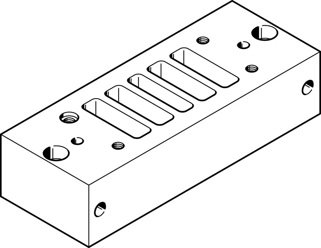 Монтажная плита Festo CAU-1/2
