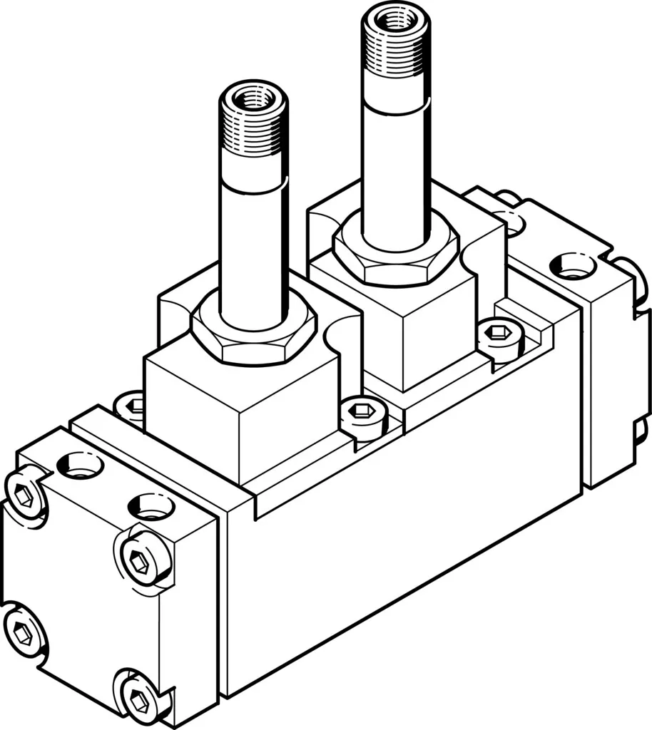 Распределитель с электроуправлением Festo CJM-5/2-1/2-FH