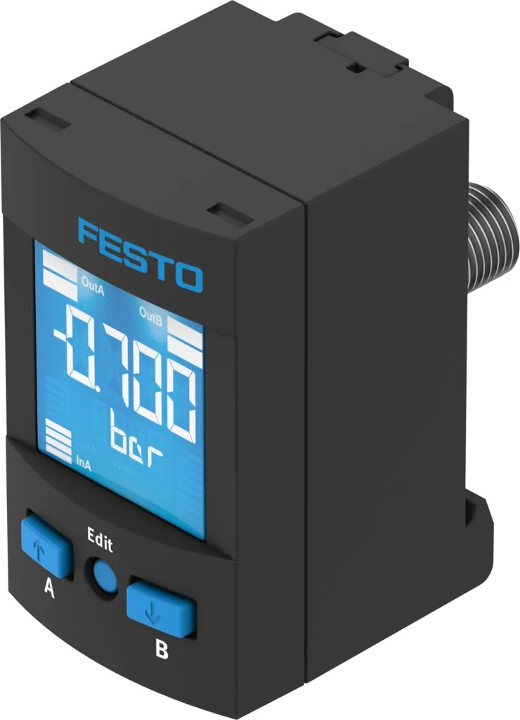 Датчик давления Festo SPAU-B2R-T-R18M-L-PNLK-PNVBA-M8D