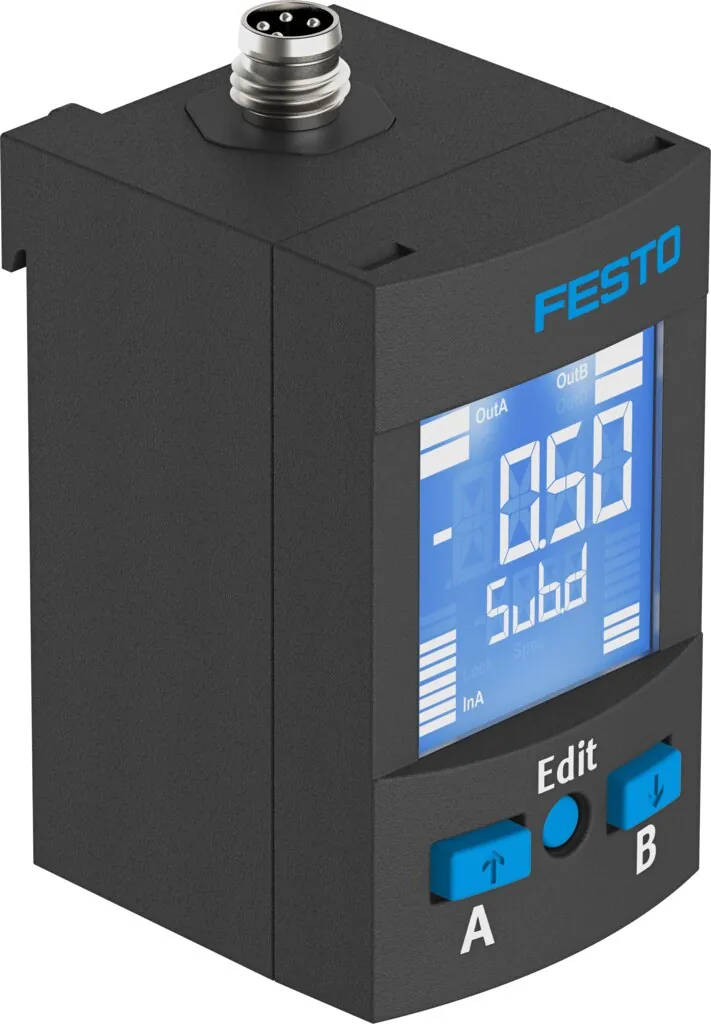 Датчик давления Festo SPAU-P16R-H-G18FD-L-PNLK-PNVBA-M12U
