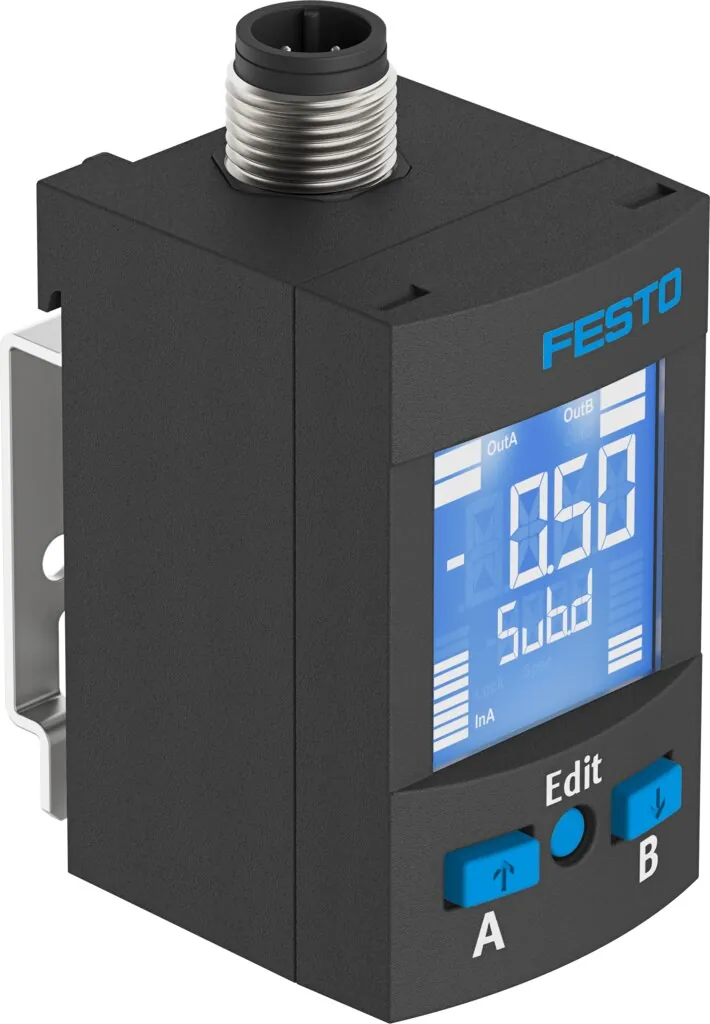 Датчик давления Festo SPAU-P10R-W-G18FD-L-PNLK-PNVBA-M8U