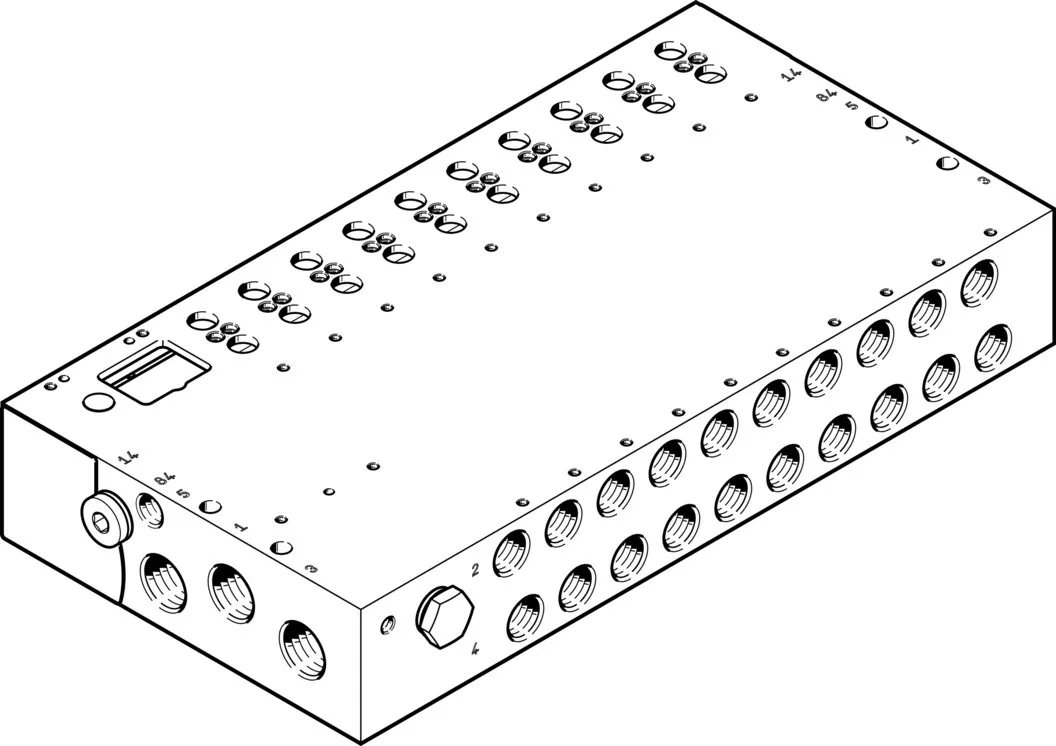 Коллектор Festo VABM-L1-18W-G38-24-M-G