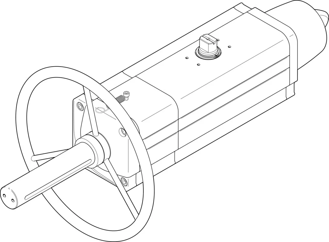 Неполноповоротный привод Festo DAPS-0180-090-RS1-F0710-MW