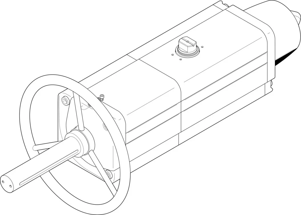 Неполноповоротный привод Festo DAPS-0720-090-RS3-F12-MW