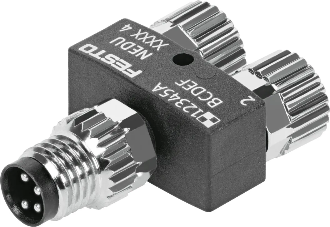 Коллектор Festo NEDY-L2R1-V1-M8G3-N-M8G4