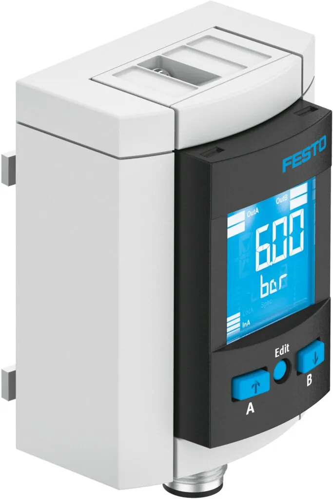 Датчик давления Festo SPAU-P10R-MS6-F-L-PNLK-PNVBA-M8D
