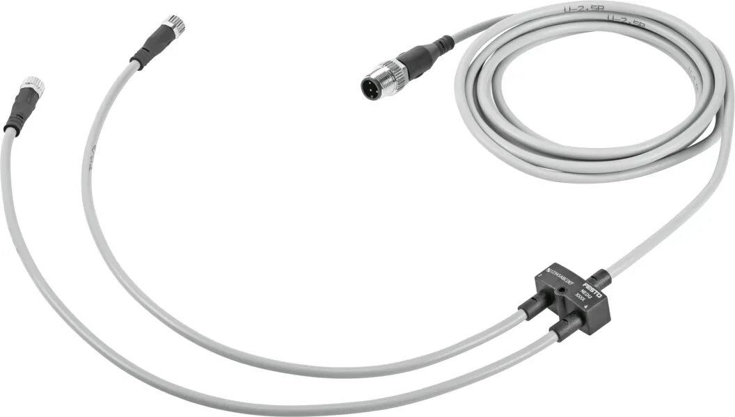 Коллектор Festo NEDY-L2R1-V1-M8G3-U-0.3L-M8G4-5R