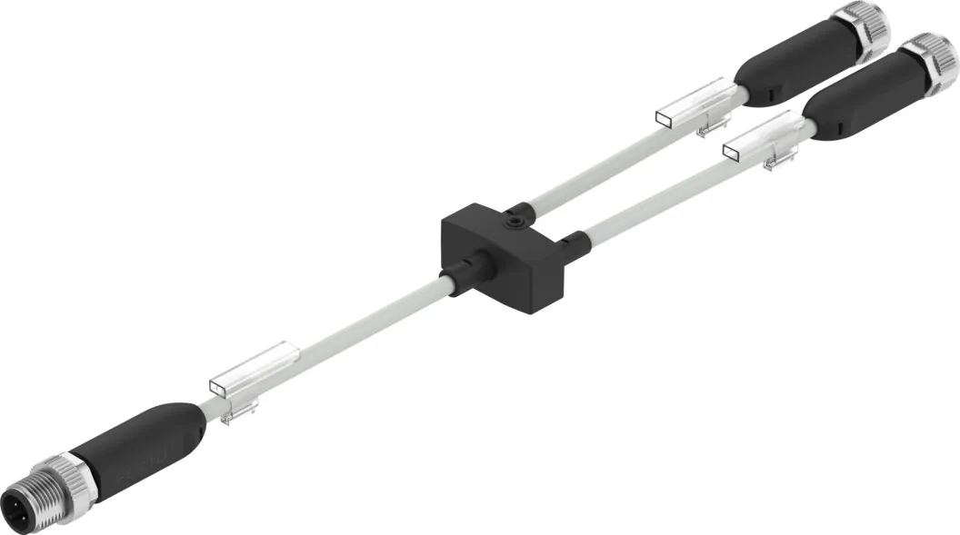 Коллектор Festo NEDY-L2R1-V1-M12G5-U-0.3L-M12G4-2.5R