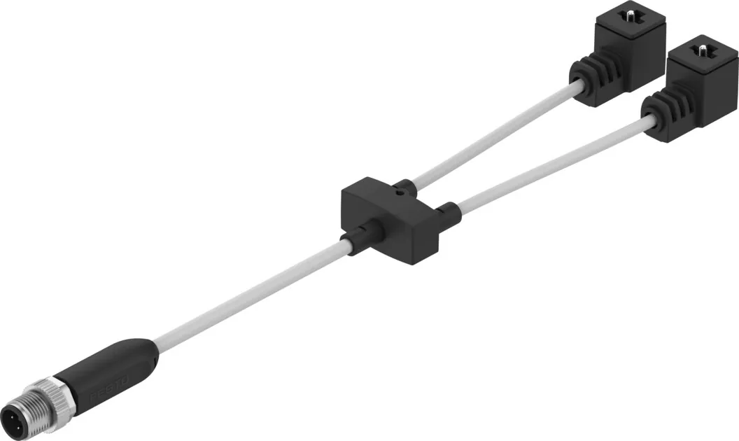 Коллектор Festo NEDY-L2R1-V1-C1W4L-U-0.3L-M12G4-2.5R