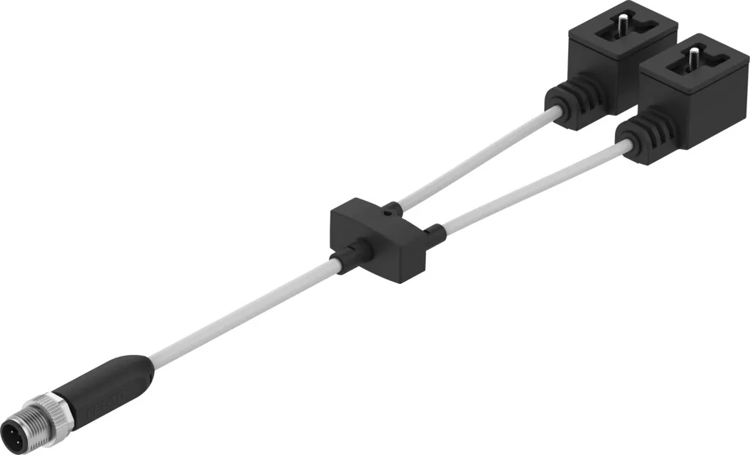 Коллектор Festo NEDY-L2R1-V1-A1W4L-U-0.3L-M12G4-2.5R