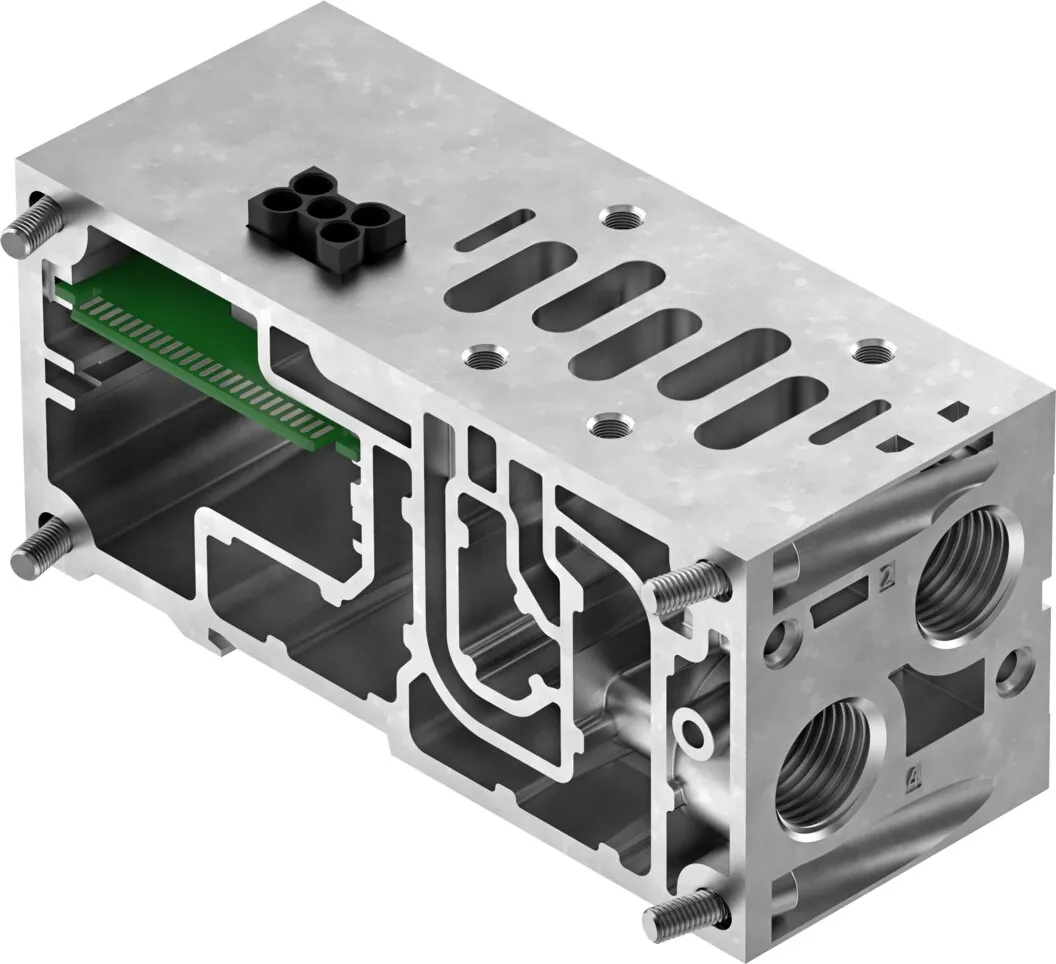 Коллекторная плита Festo VABV-S2-2S-G12-CB-T2
