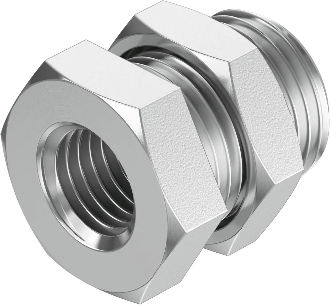 Соединение с накидной гайкой и муфтой Festo NPFC-H-G18-F