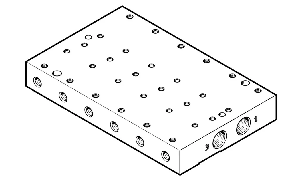 Коллектор Festo VABM-P7-18MB-G18-M5-6
