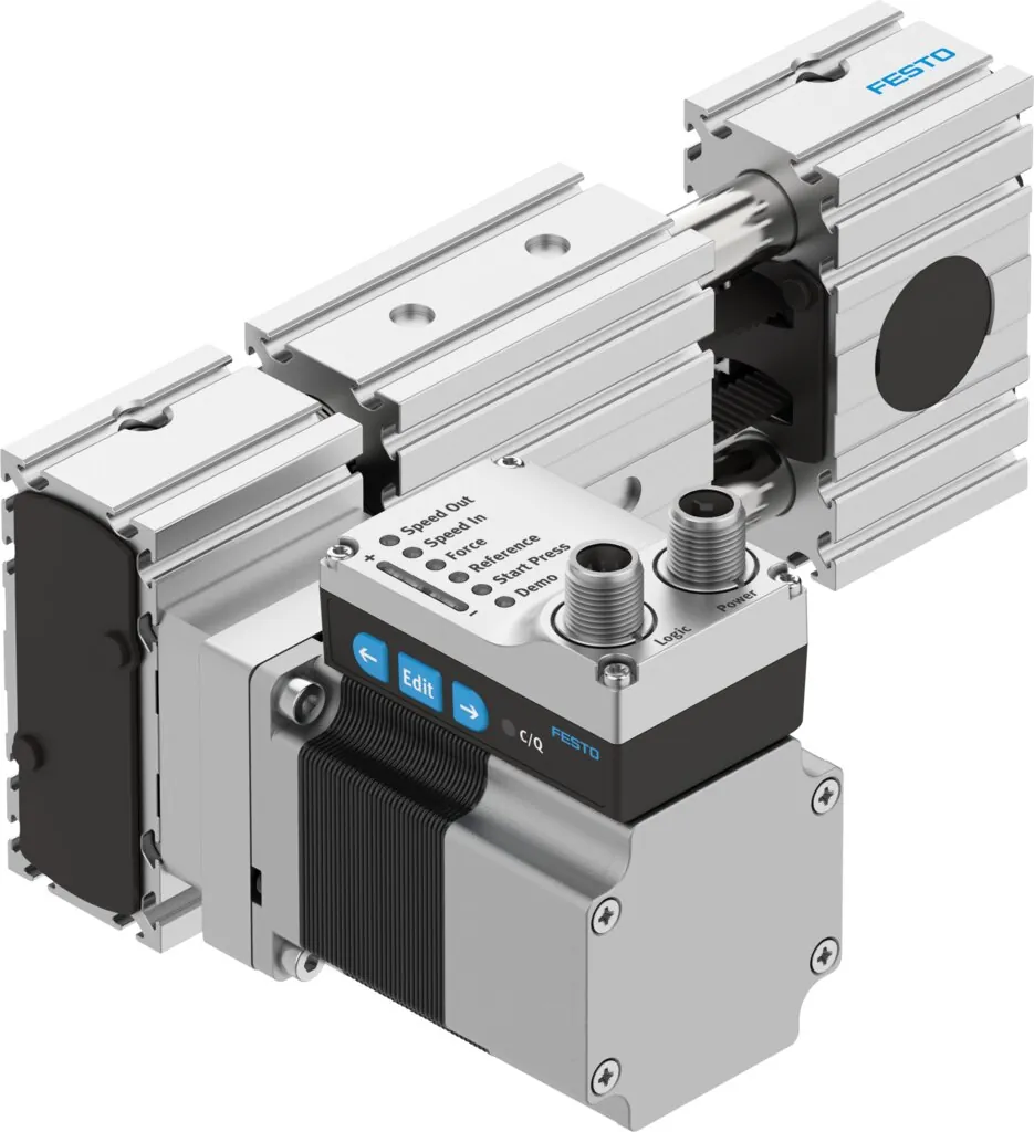 Ось с зубчатым ремнём в сборе Festo ELGE-TB-35-100-0H-ST-M-H1-PLK-AA-AT-FR