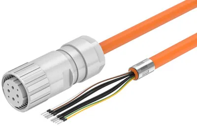 Кабель электродвигателя Festo NEBM-M40G8-E-5-Q10N-LE8-1