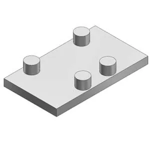 AXT502-9A, Плита заглушка для V(P/S/Q)7-6