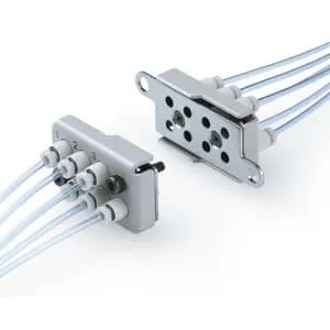 KDM*-X955, Плоский коллектор многоканальных соединений с быстроразъемными соединениями ø2